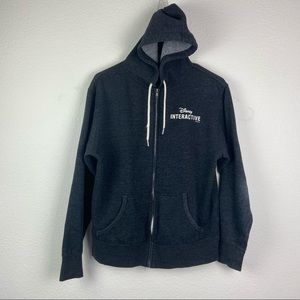 Disney Interactive Black Zip Up Hoodie